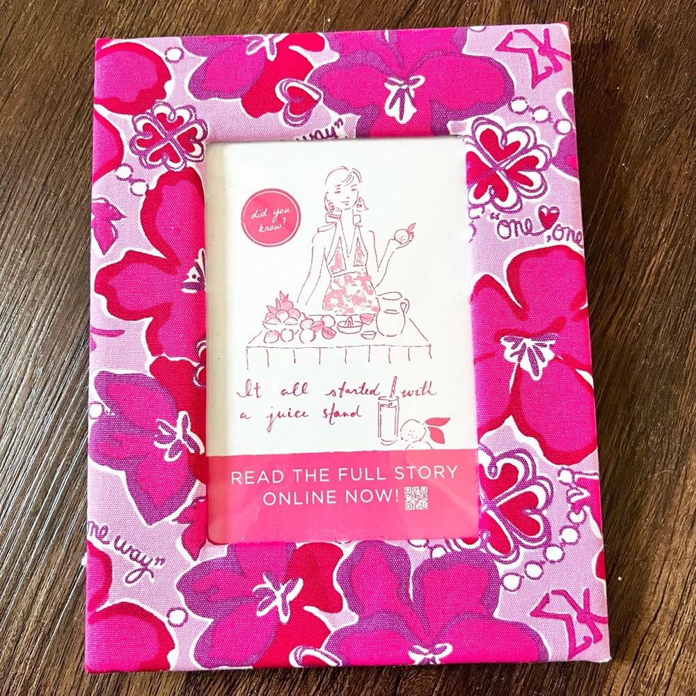 Lilly Pulitzer Pink Floral Frame